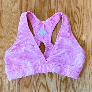 Booty by Brabants Chrome Deep V Top Rosa Bebe